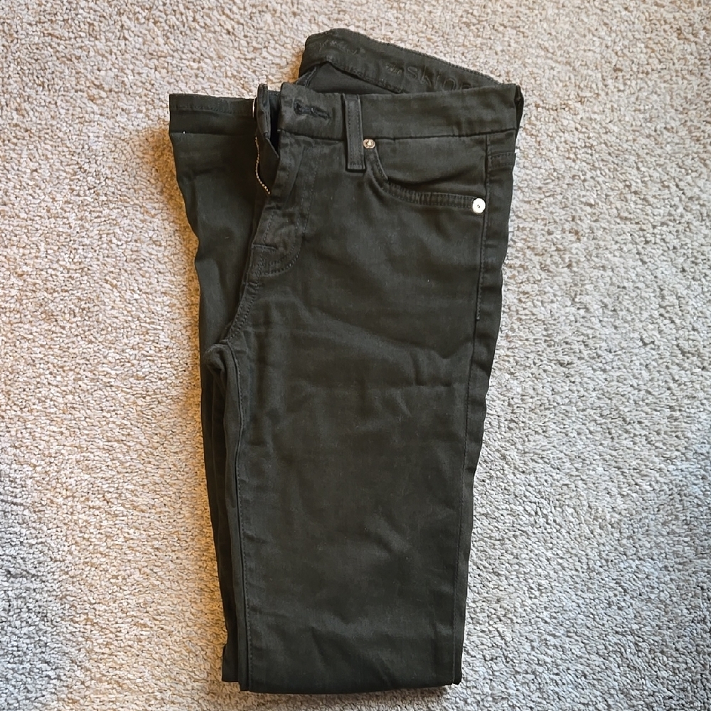 7 for all mankind Dark Green Jeans